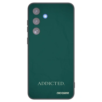 Picasee Μαύρη θήκη σιλικόνης για Samsung Galaxy S25 FE 5G - Addicted
