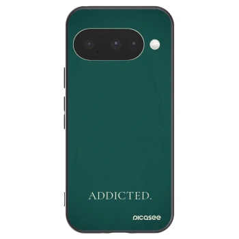 Picasee Μαύρη θήκη σιλικόνης για Google Pixel 10 - Addicted