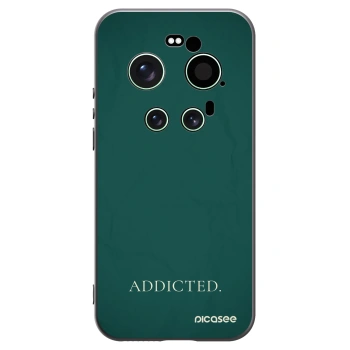 Picasee Μαύρη θήκη σιλικόνης για Xiaomi 17 Ultra - Addicted