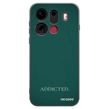 Picasee Μαύρη θήκη σιλικόνης για OPPO Find X9 Pro - Addicted
