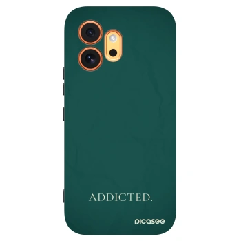 Picasee Μαύρη θήκη σιλικόνης για Honor 600 - Addicted