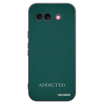 Picasee Μαύρη θήκη σιλικόνης για Google Pixel 10a - Addicted