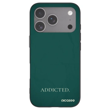 Picasee Μαύρη θήκη σιλικόνης για Apple iPhone 18 Pro - Addicted
