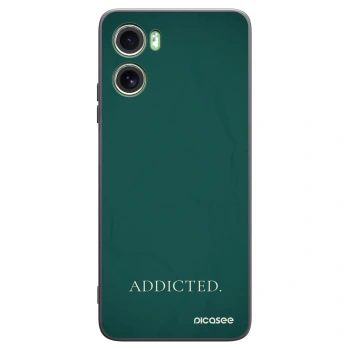 Picasee Μαύρη θήκη σιλικόνης για Motorola Moto G06 - Addicted