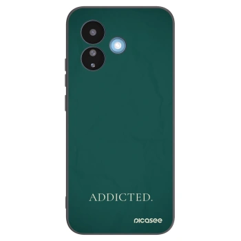 Picasee Μαύρη θήκη σιλικόνης για Xiaomi Redmi Note 17 Pro 5G - Addicted