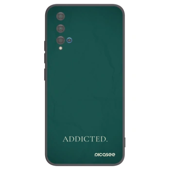 Picasee Μαύρη θήκη σιλικόνης για Huawei Nova 5T - Addicted