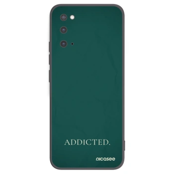 Picasee Μαύρη θήκη σιλικόνης για Samsung Galaxy S20 G980F - Addicted