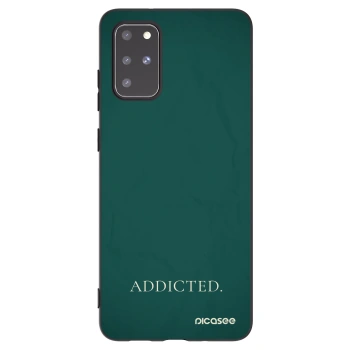 Picasee Μαύρη θήκη σιλικόνης για Samsung Galaxy S20+ G985F - Addicted