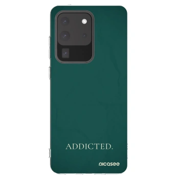 Picasee διαφανής θήκη σιλικόνης Samsung Galaxy S20 Ultra 5G G988F - Addicted