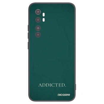 Picasee Μαύρη θήκη σιλικόνης για Xiaomi Mi Note 10 Lite - Addicted