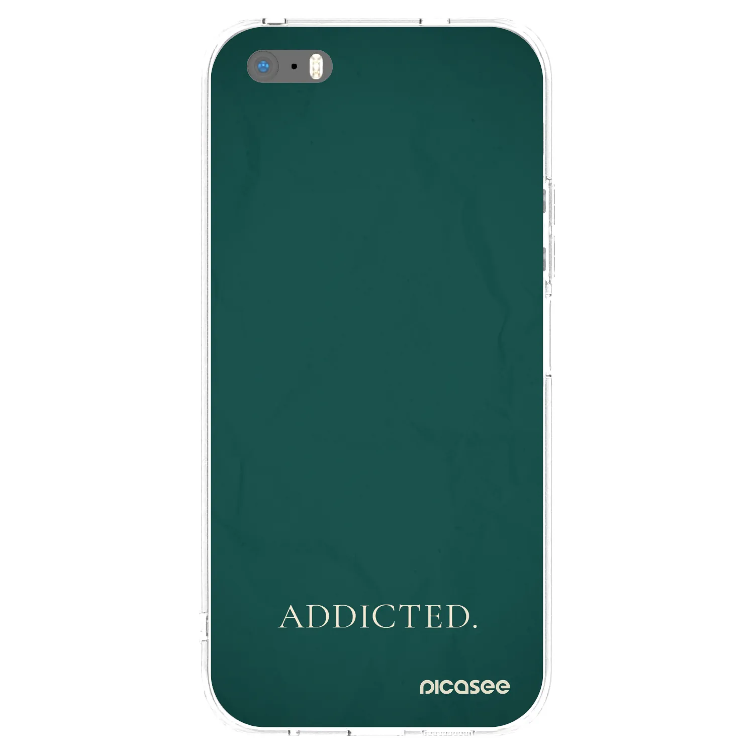 Picasee διαφανής θήκη σιλικόνης Apple iPhone 5/5S/SE - Addicted