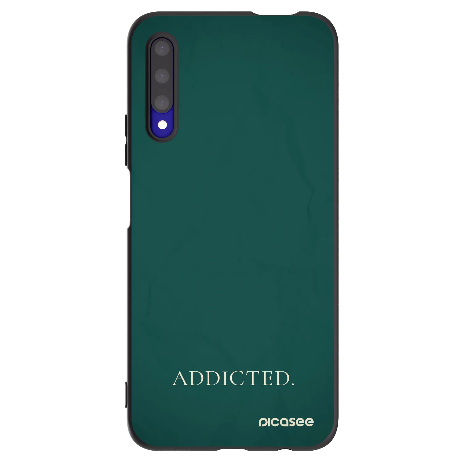 Picasee Μαύρη θήκη σιλικόνης για Honor 9X Pro - Addicted