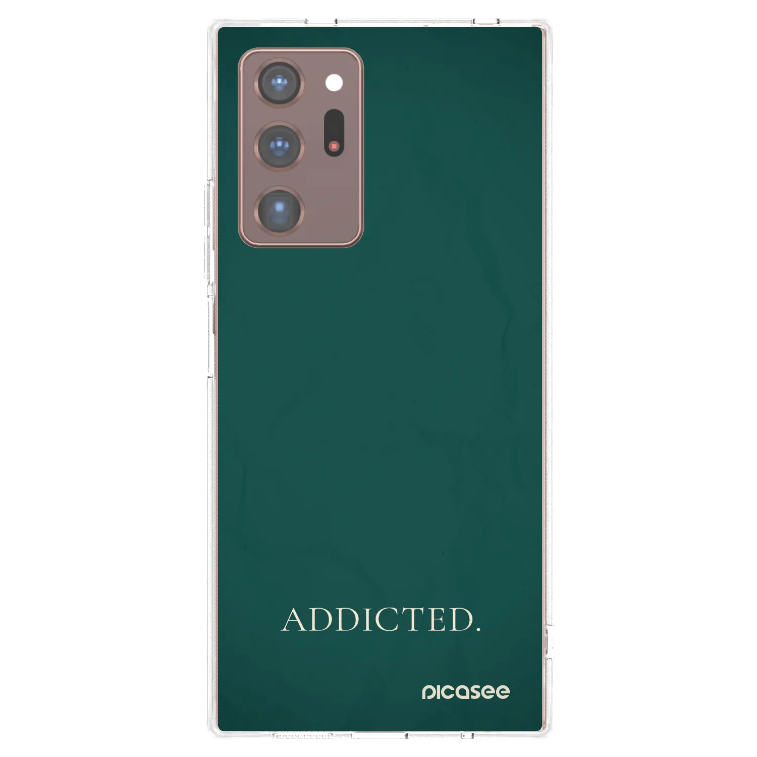 Picasee διαφανής θήκη σιλικόνης Samsung Galaxy Note 20 Ultra - Addicted