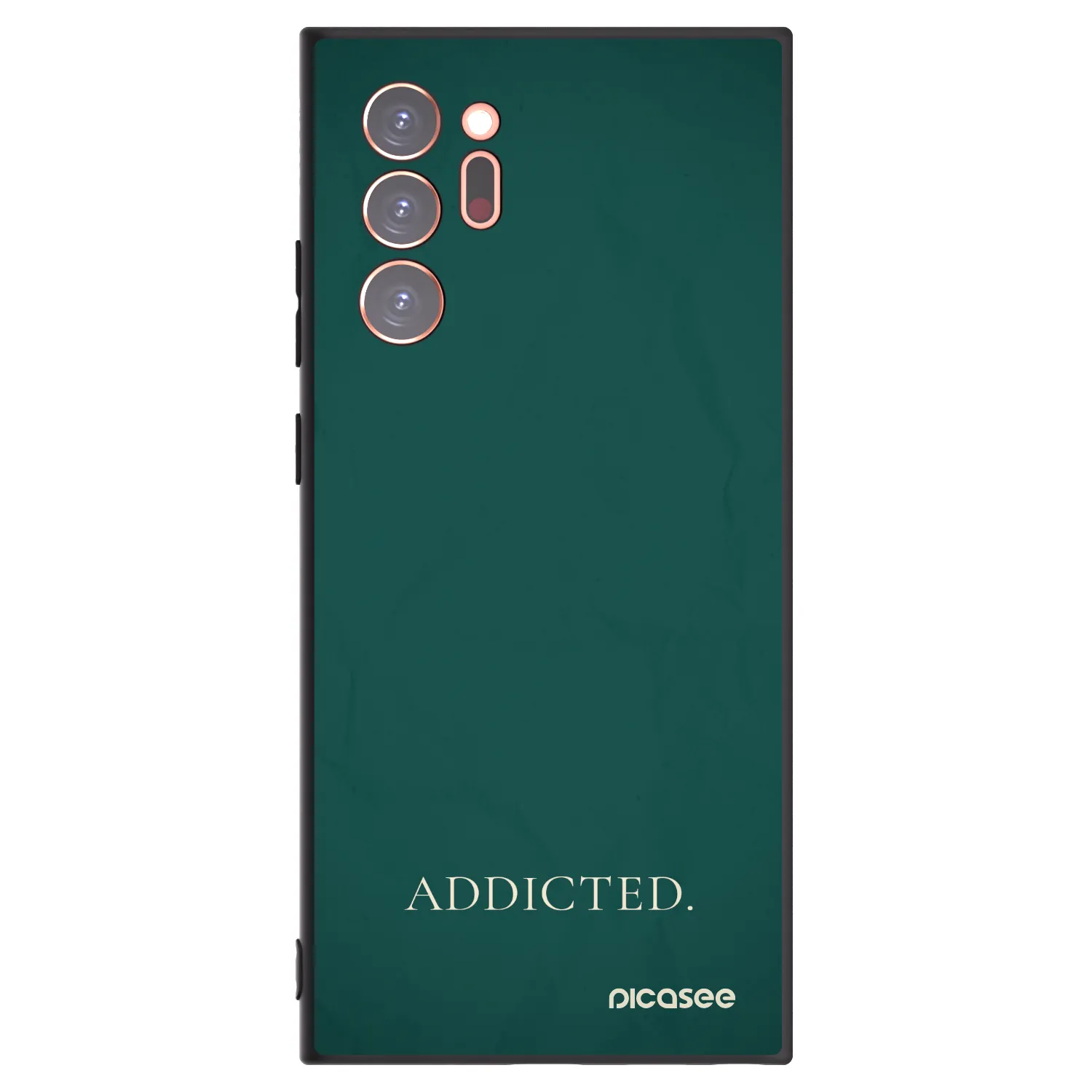Picasee Μαύρη θήκη σιλικόνης για Samsung Galaxy Note 20 Ultra - Addicted