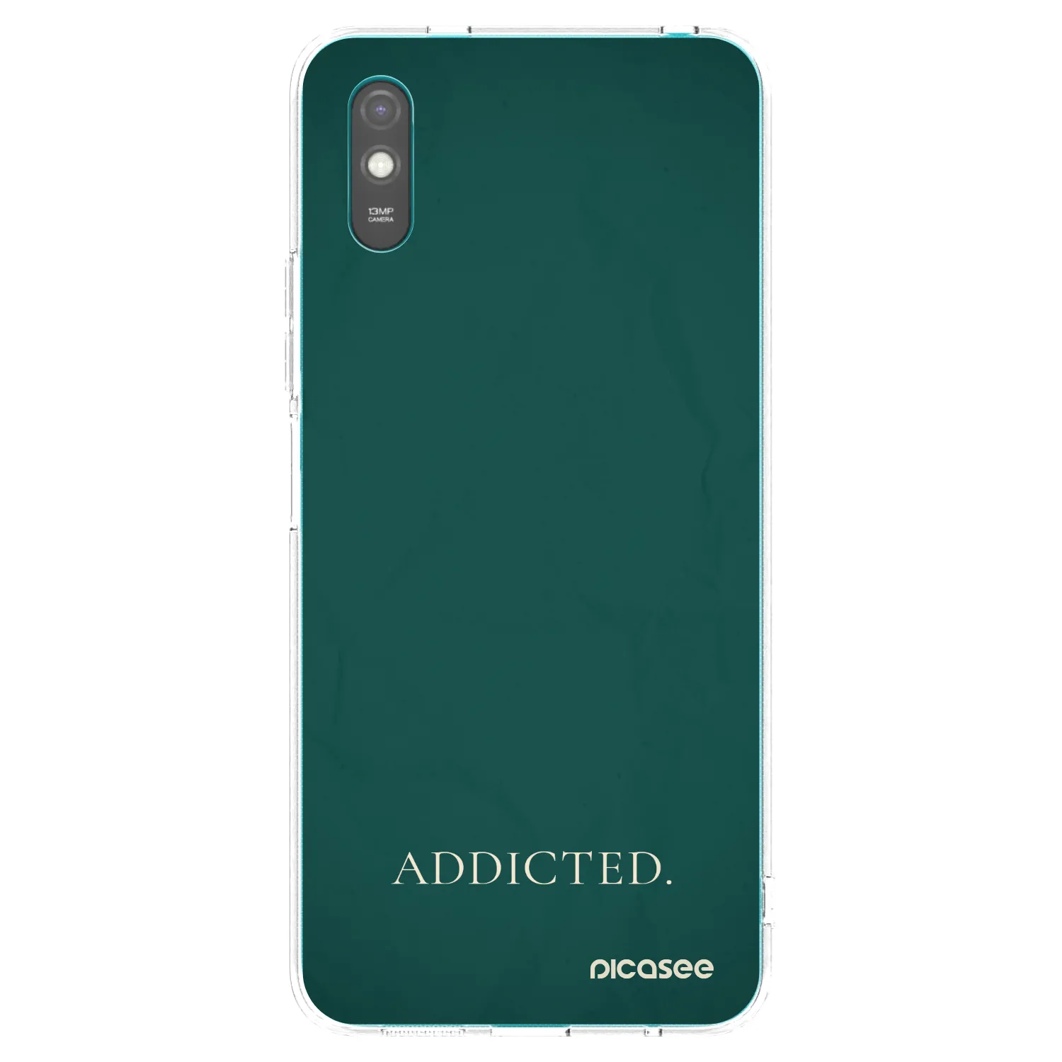 Picasee διαφανής θήκη σιλικόνης Xiaomi Redmi 9A - Addicted