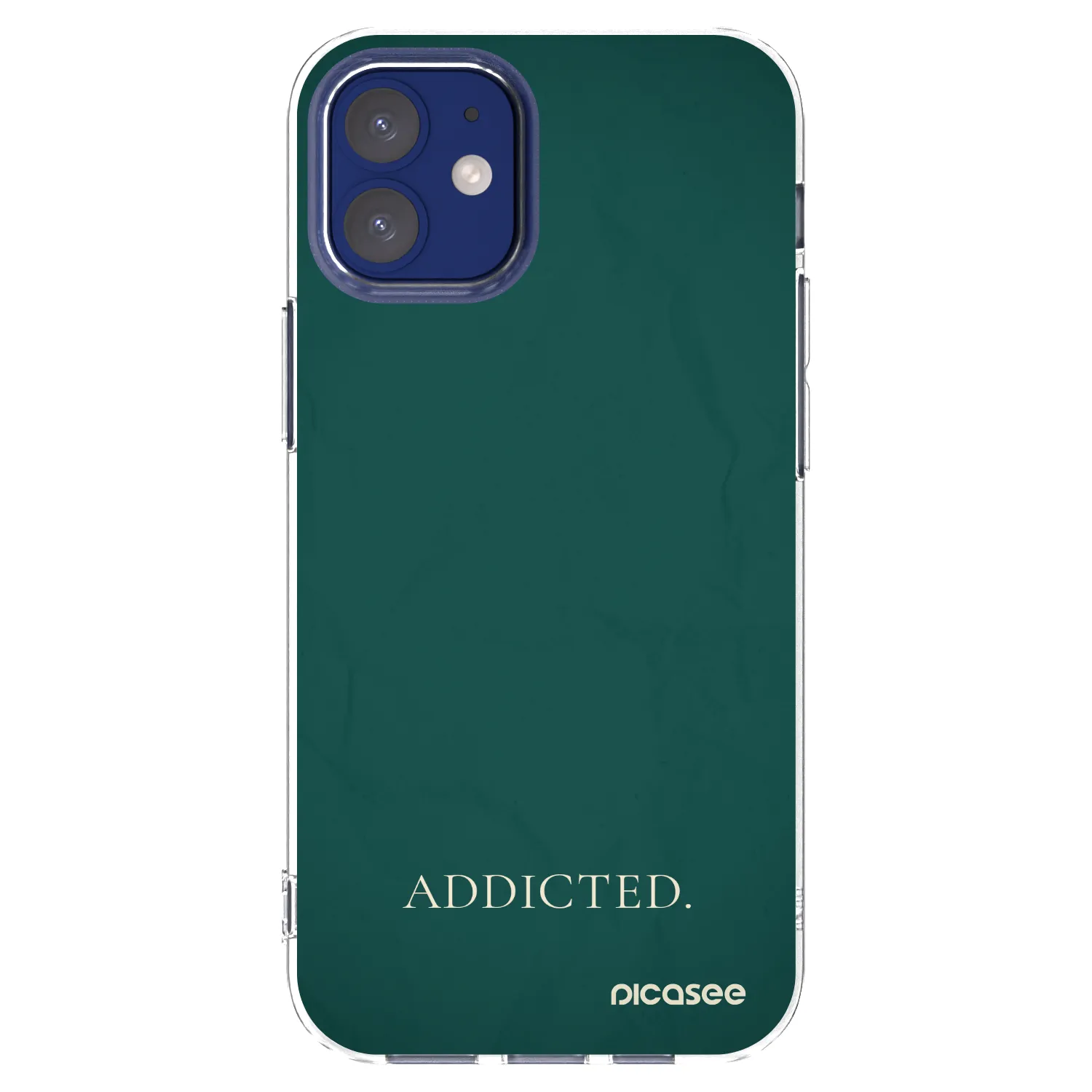 Picasee διαφανής θήκη σιλικόνης Apple iPhone 12 mini - Addicted