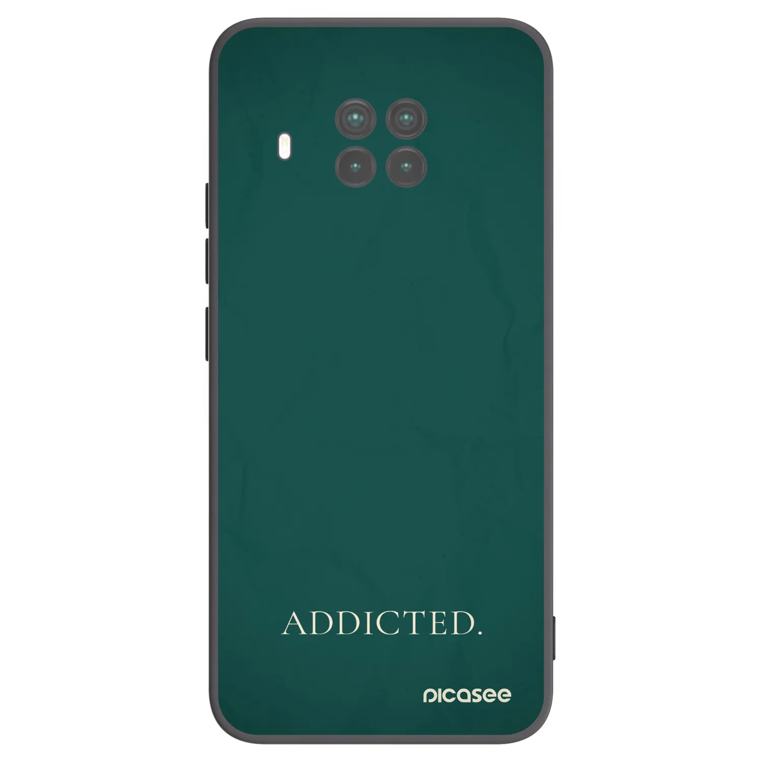 Picasee Μαύρη θήκη σιλικόνης για Xiaomi Mi 10T Lite - Addicted