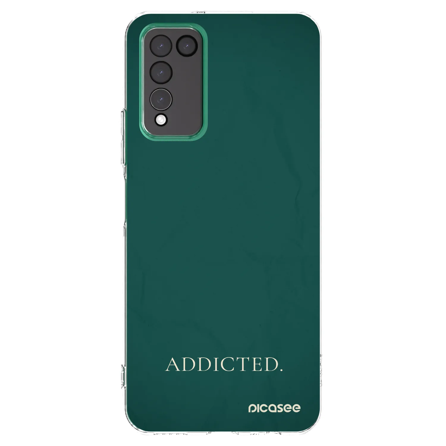 Picasee διαφανής θήκη σιλικόνης Honor 10X Lite - Addicted