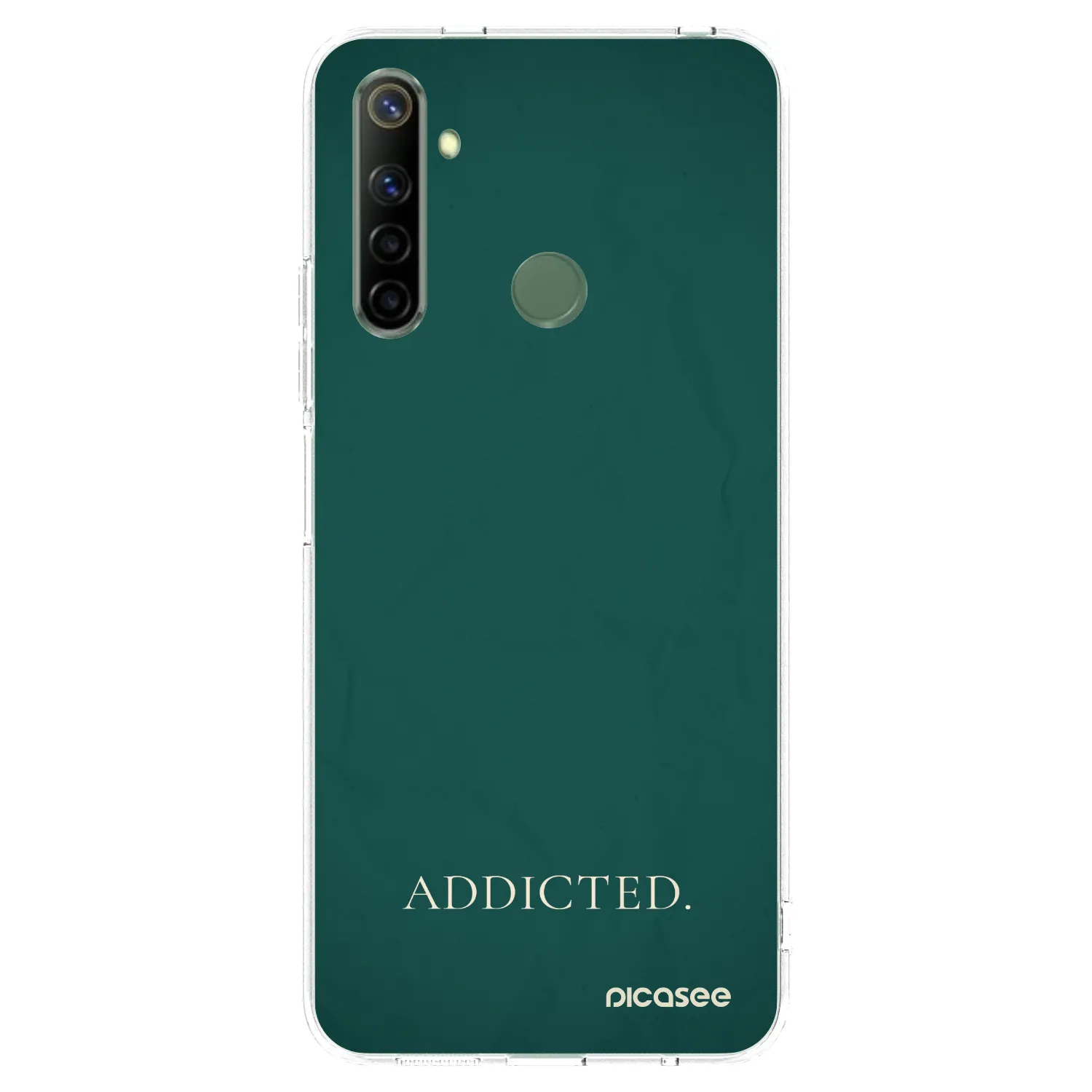 Picasee διαφανής θήκη σιλικόνης Realme 6i - Addicted