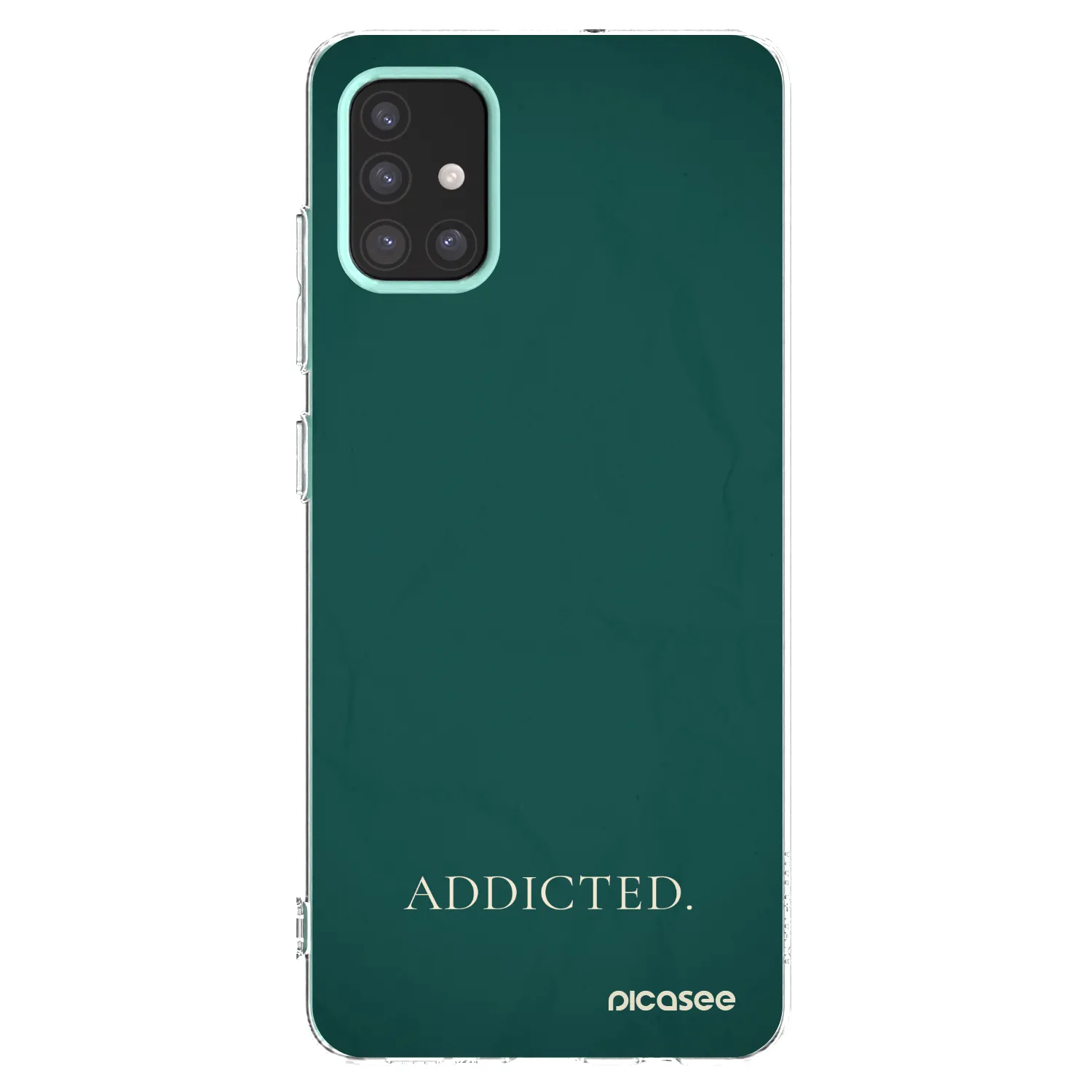 Picasee διαφανής θήκη σιλικόνης Samsung Galaxy M31s - Addicted