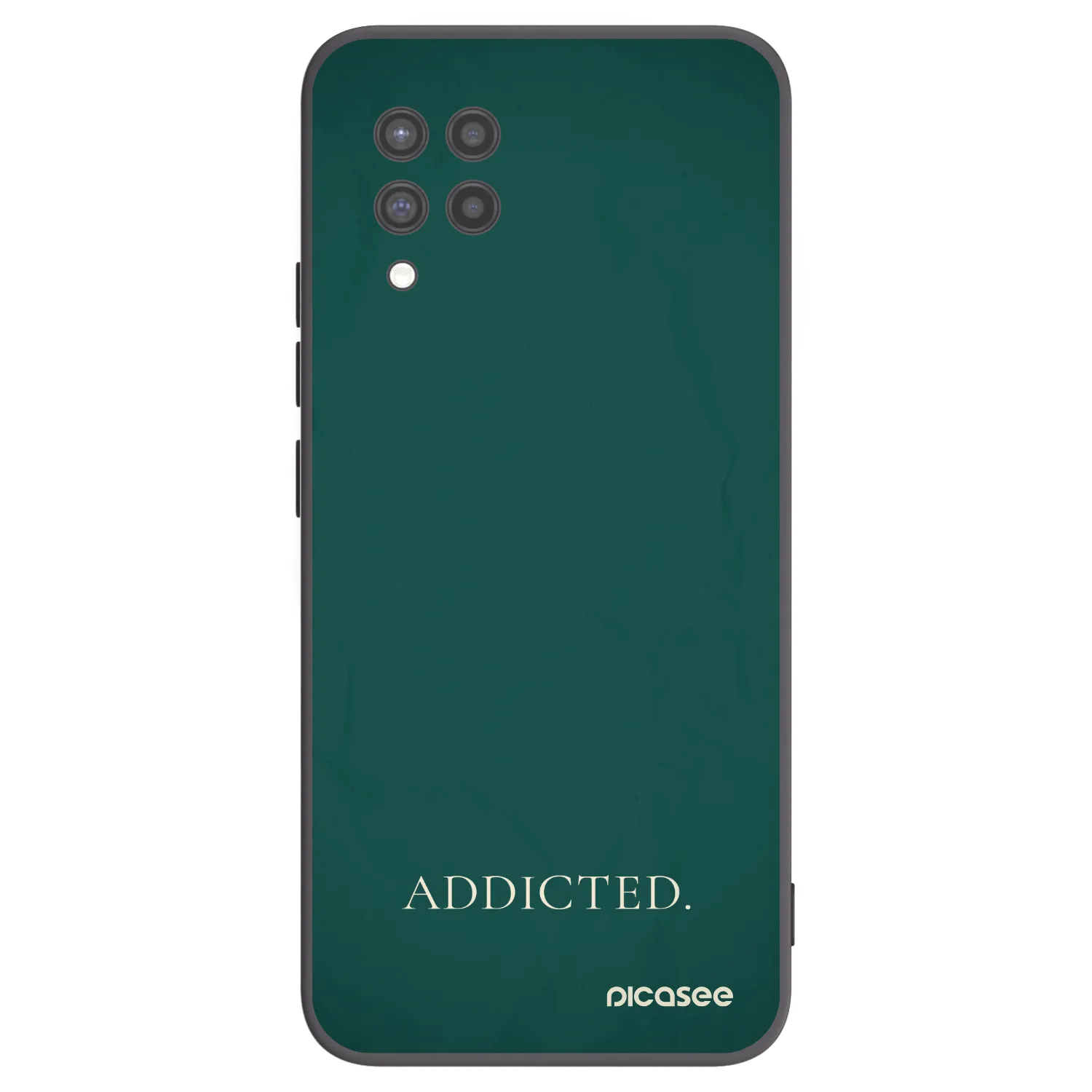 Picasee Μαύρη θήκη σιλικόνης για Samsung Galaxy A42 A426B - Addicted