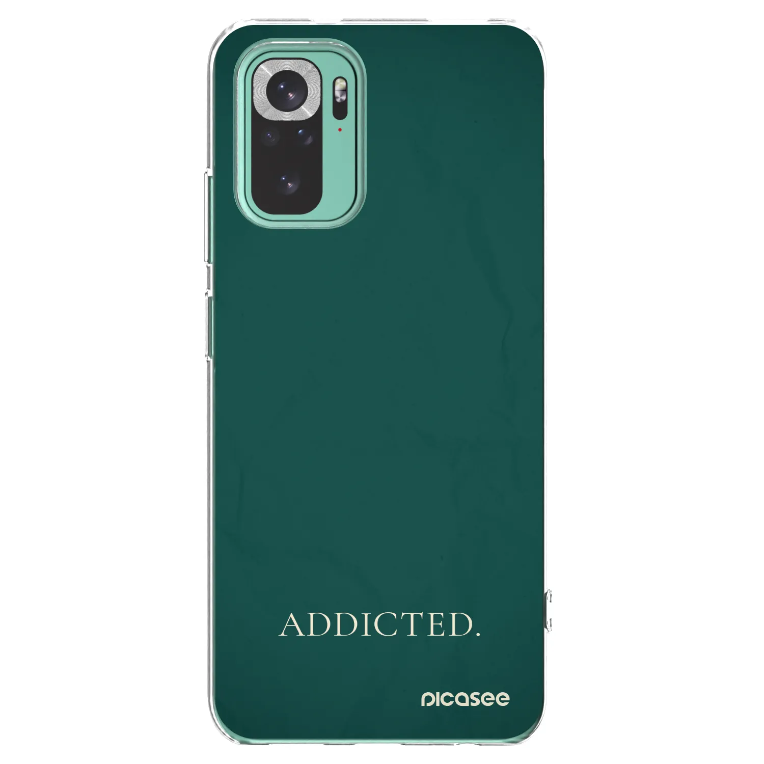 Picasee διαφανής θήκη σιλικόνης Xiaomi Redmi Note 10 Pro - Addicted