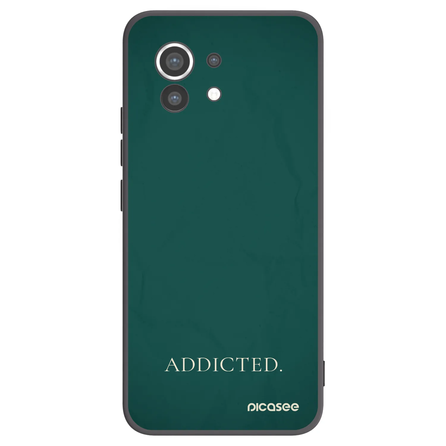 Picasee Μαύρη θήκη σιλικόνης για Xiaomi Mi 11 - Addicted