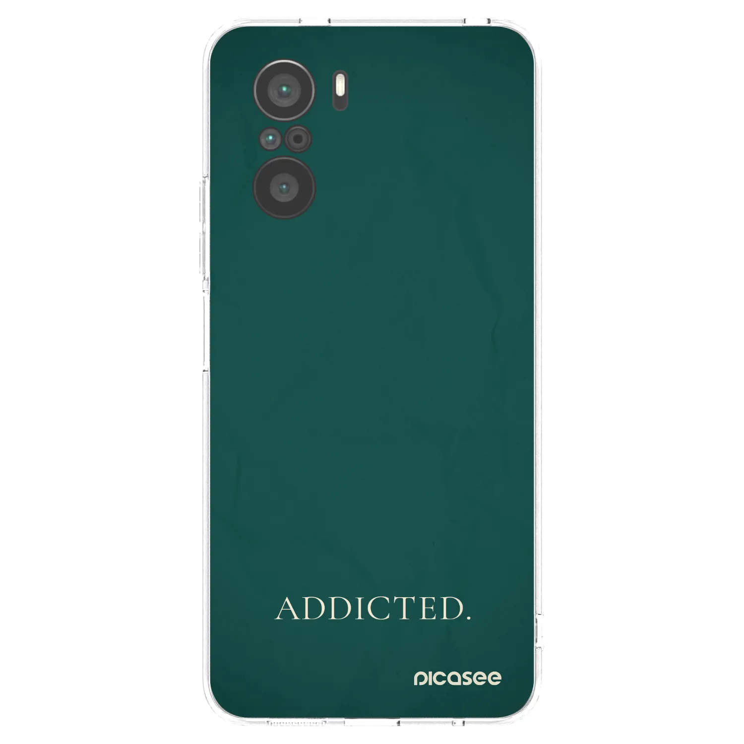 Picasee διαφανής θήκη σιλικόνης Xiaomi Poco F3 - Addicted
