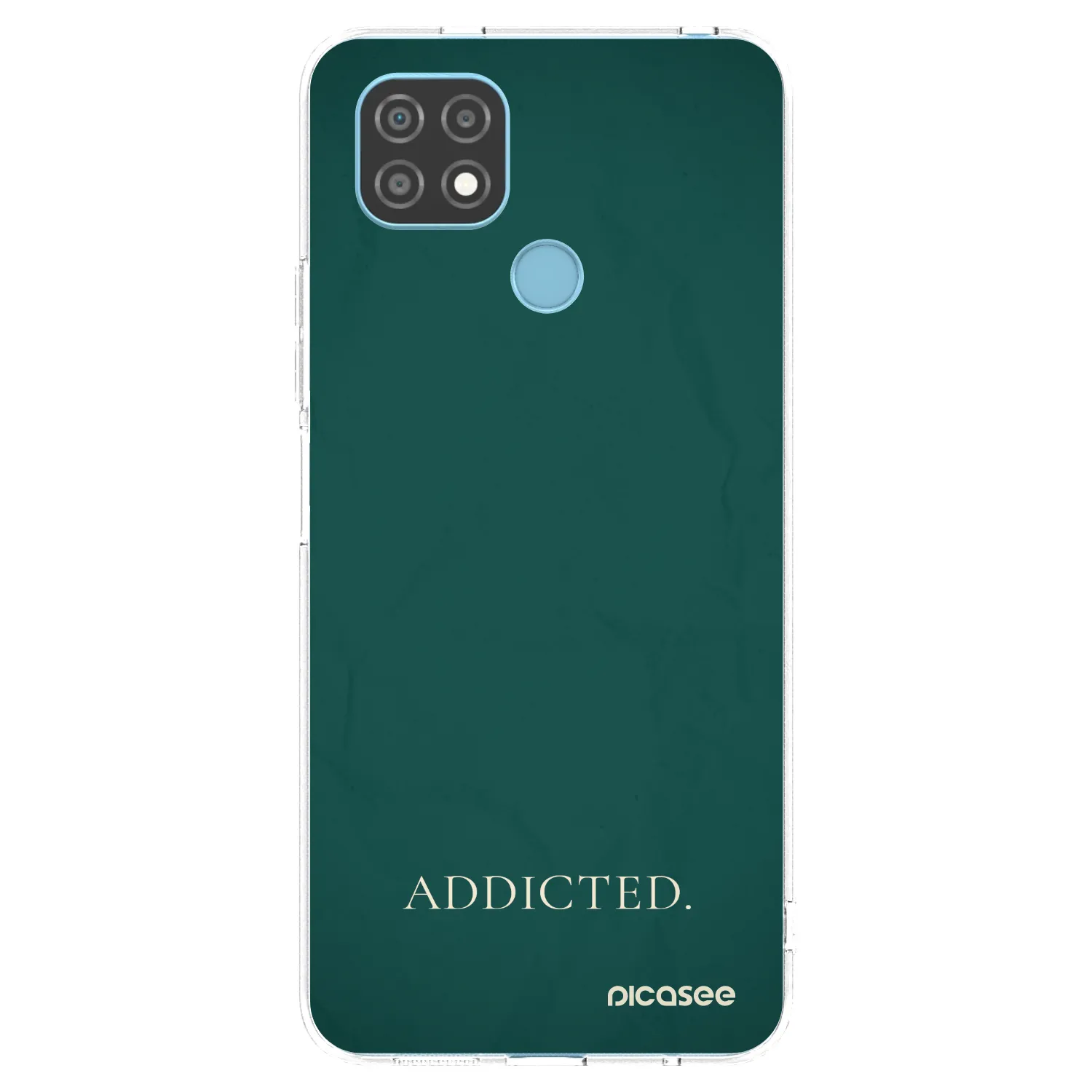 Picasee διαφανής θήκη σιλικόνης Realme C21 - Addicted