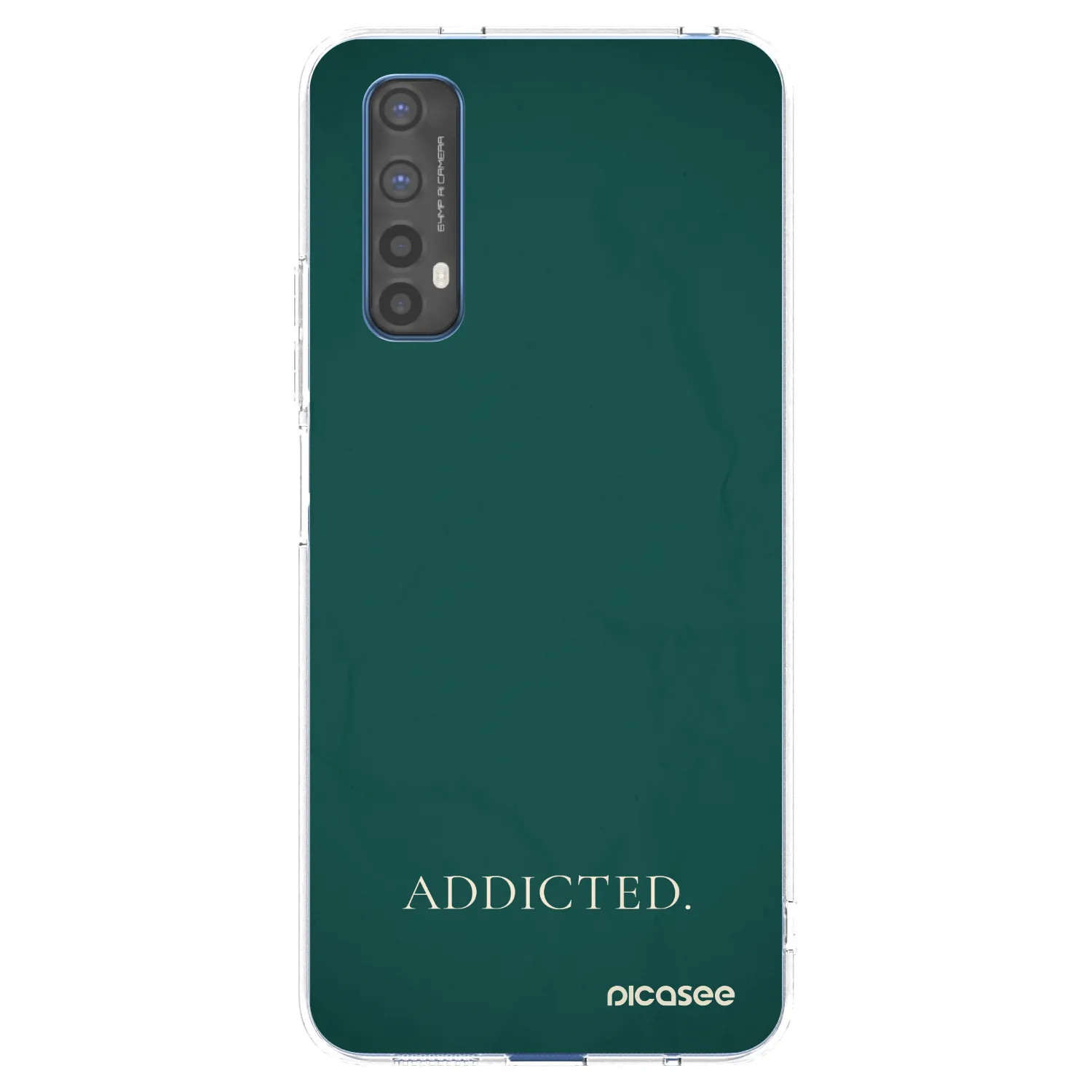 Picasee διαφανής θήκη σιλικόνης Realme 7 - Addicted