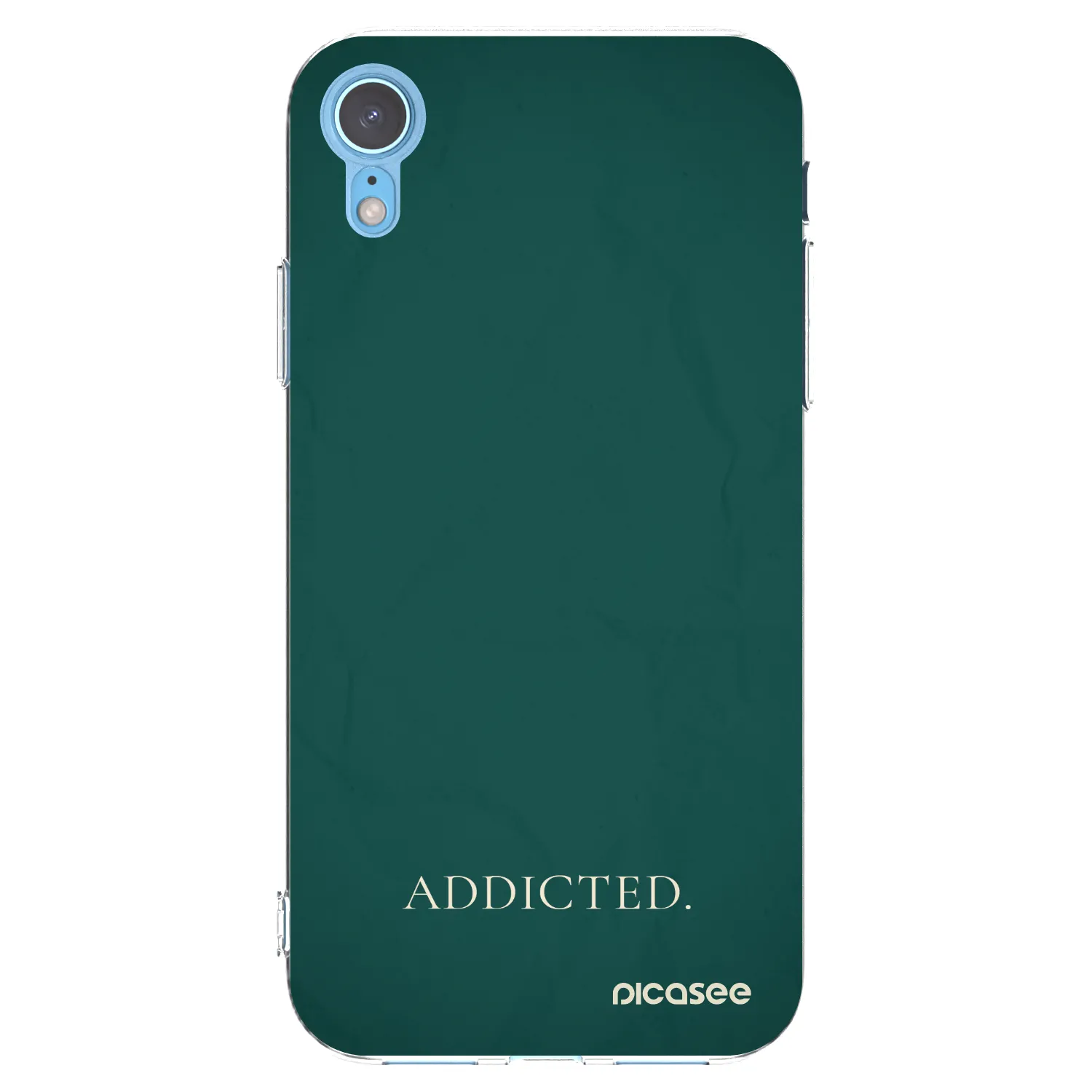 Picasee διαφανής θήκη σιλικόνης Apple iPhone XR - Addicted