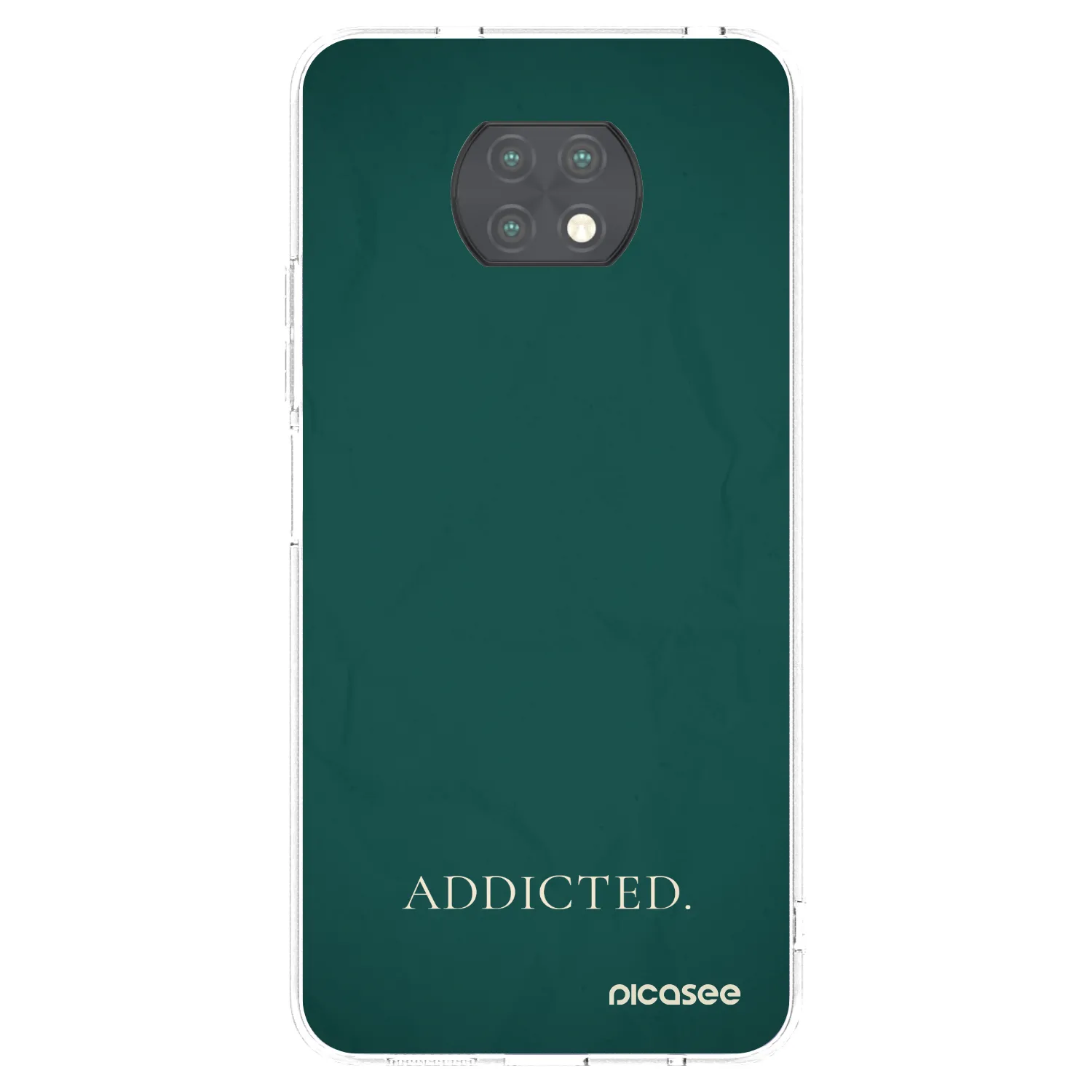Picasee διαφανής θήκη σιλικόνης Xiaomi Redmi Note 9T - Addicted