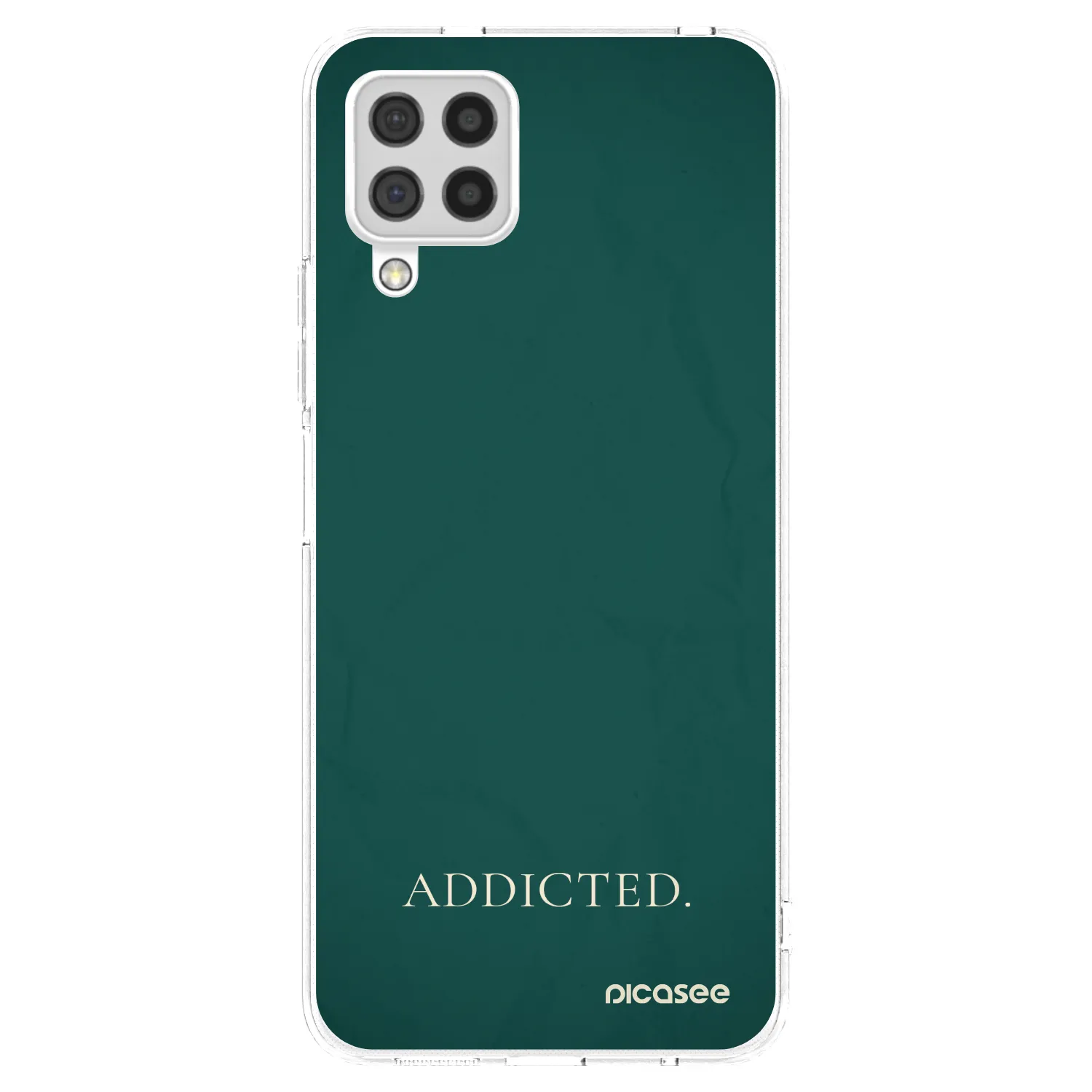 Picasee διαφανής θήκη σιλικόνης Samsung Galaxy A22 A225F 4G - Addicted