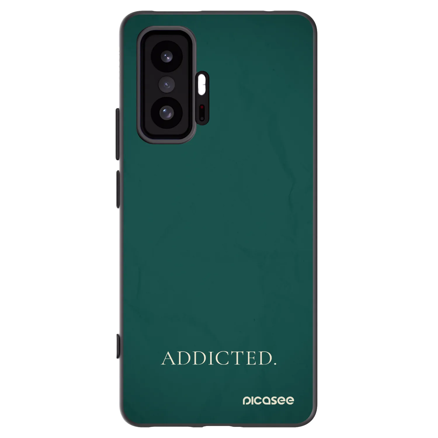 Picasee Μαύρη θήκη σιλικόνης για Xiaomi 11T Pro - Addicted