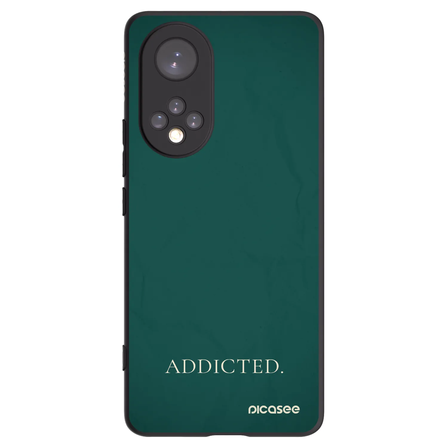 Picasee Μαύρη θήκη σιλικόνης για Honor 50 5G - Addicted