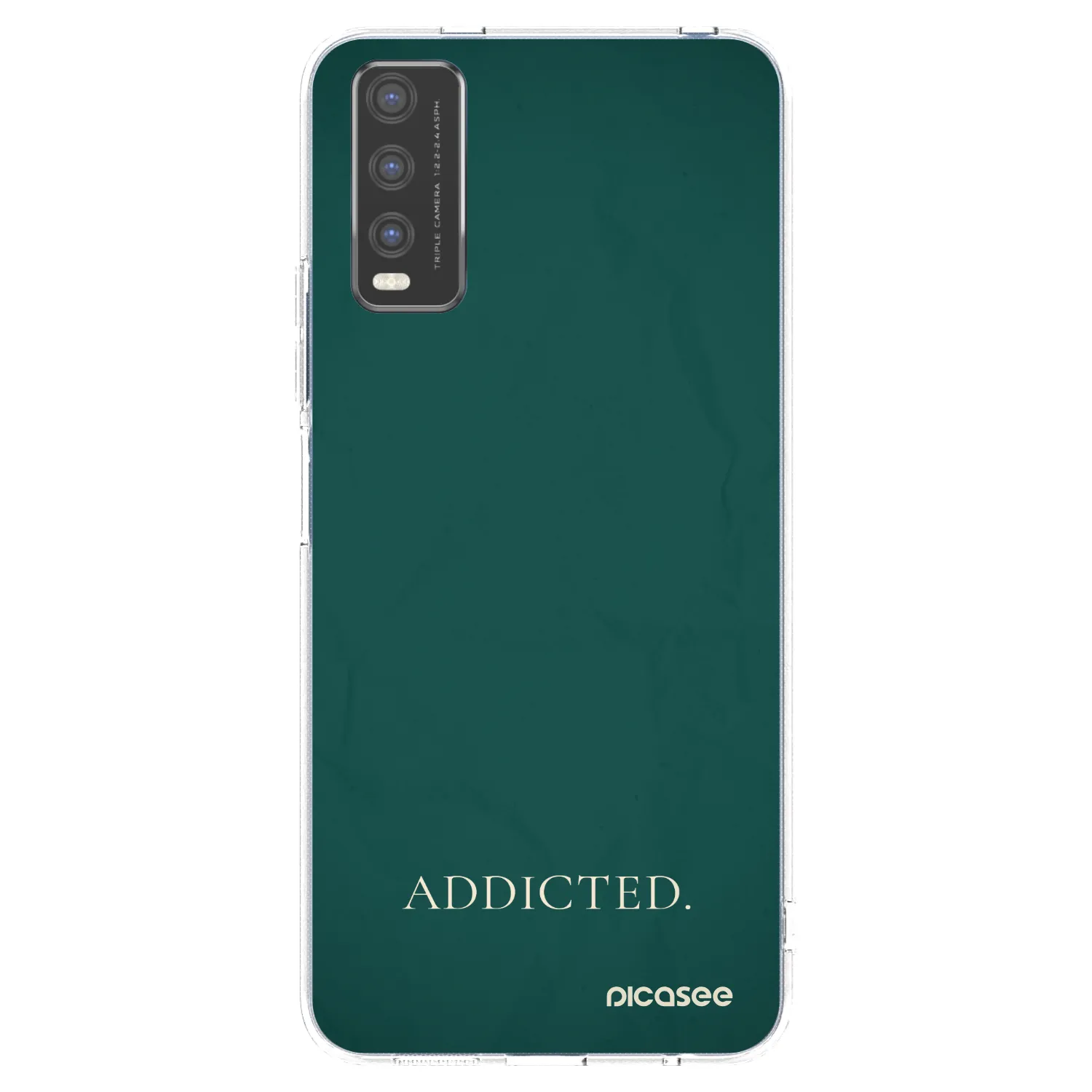 Picasee διαφανής θήκη σιλικόνης Vivo Y20s - Addicted