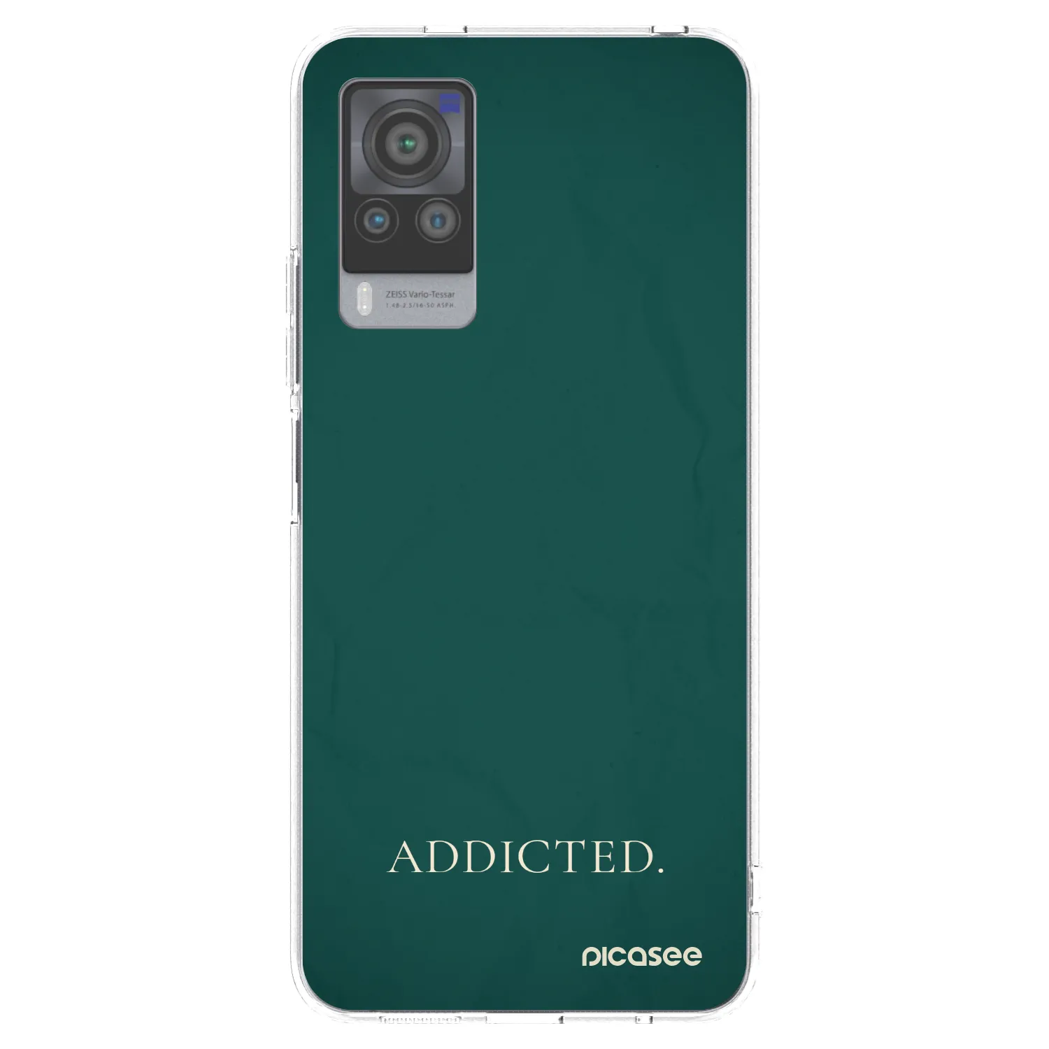 Picasee διαφανής θήκη σιλικόνης Vivo X60 Pro 5G - Addicted