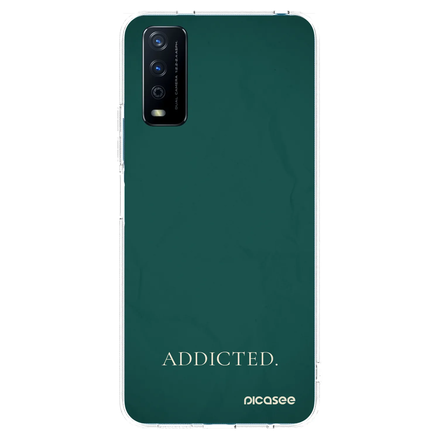 Picasee διαφανής θήκη σιλικόνης Vivo Y11s - Addicted