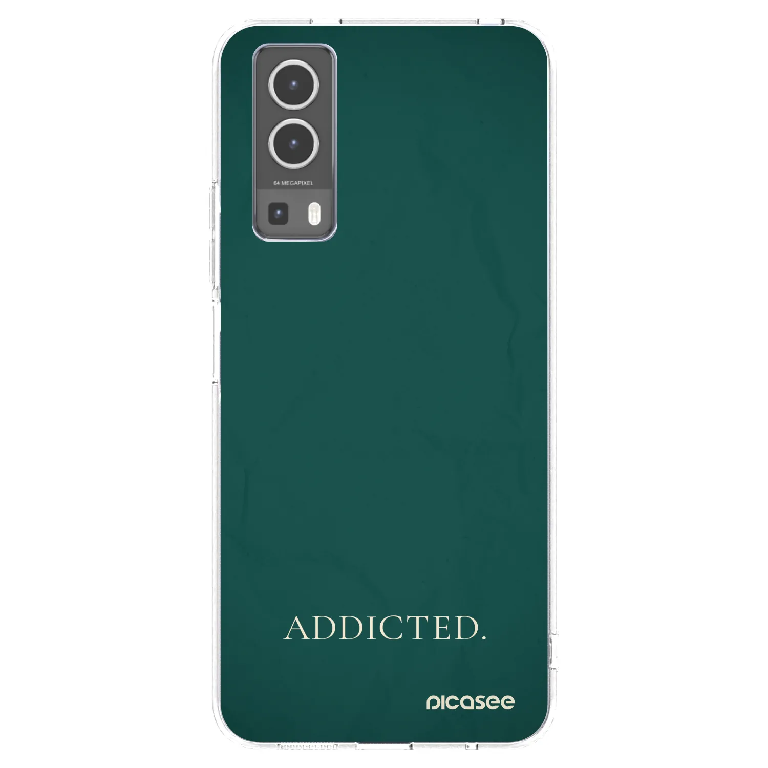 Picasee διαφανής θήκη σιλικόνης Vivo Y72 5G - Addicted