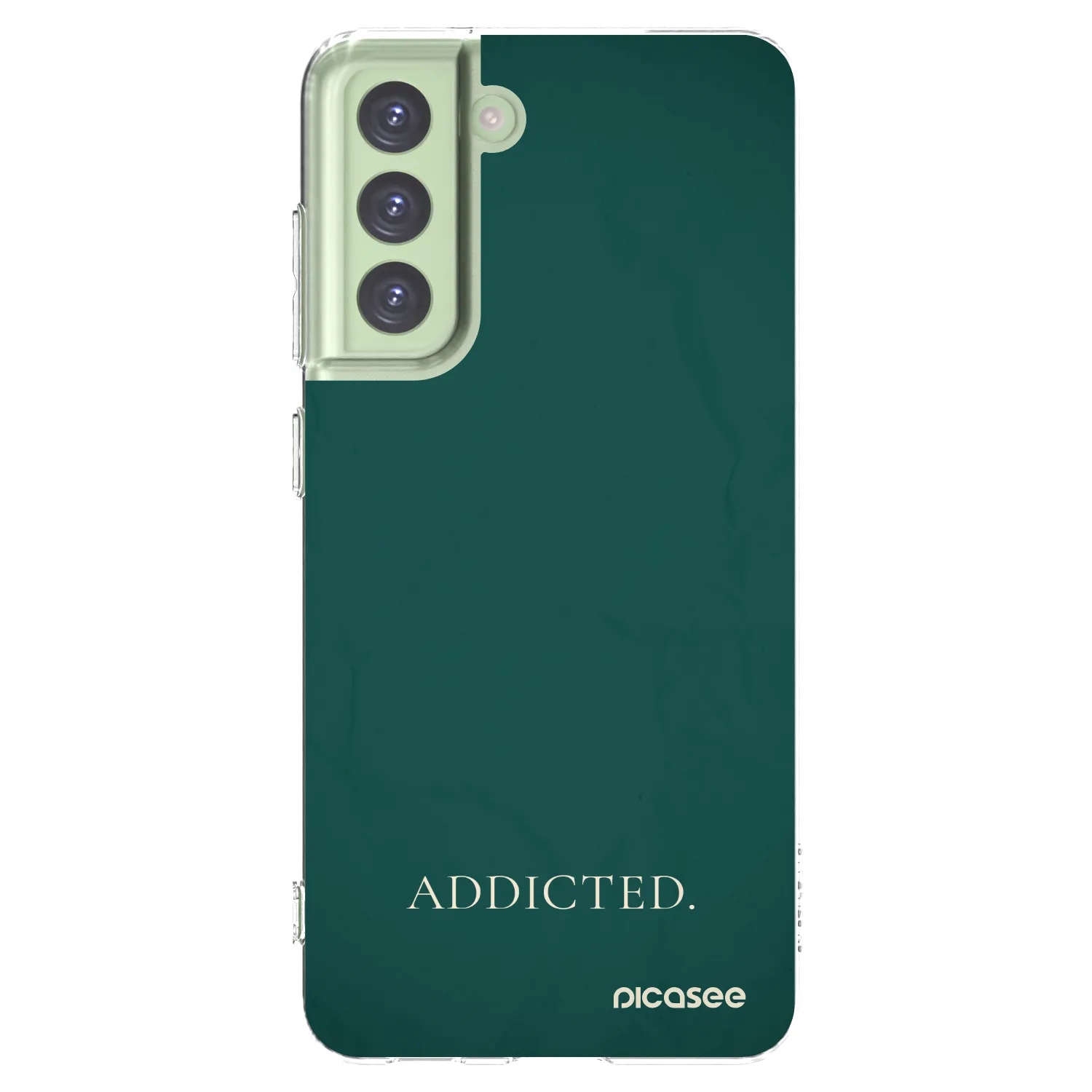 Picasee διαφανής θήκη σιλικόνης Samsung Galaxy S21 FE 5G - Addicted