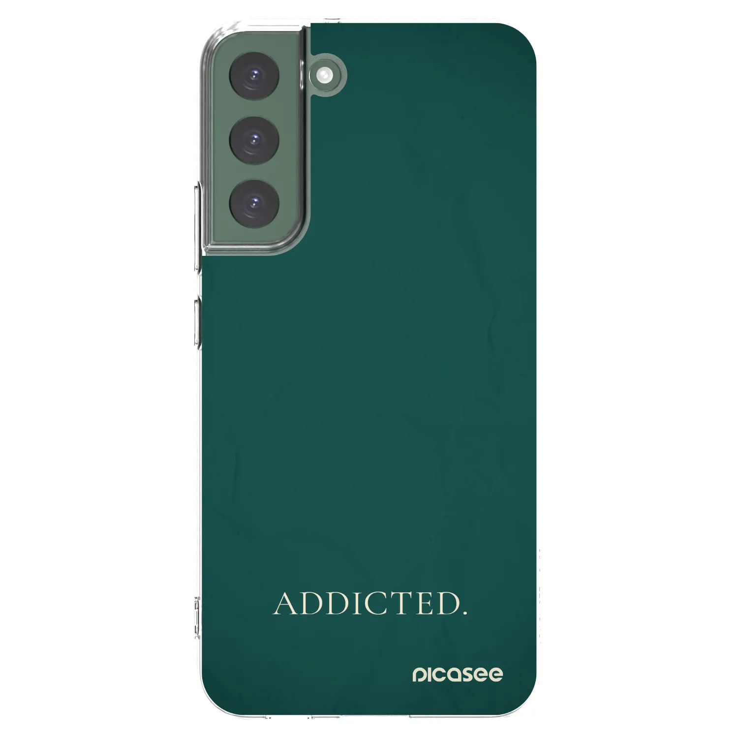 Picasee διαφανής θήκη σιλικόνης Samsung Galaxy S22+ 5G - Addicted