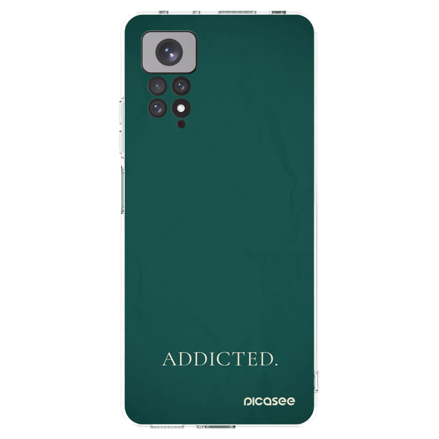 Picasee διαφανής θήκη σιλικόνης Xiaomi Redmi Note 11S 4G - Addicted