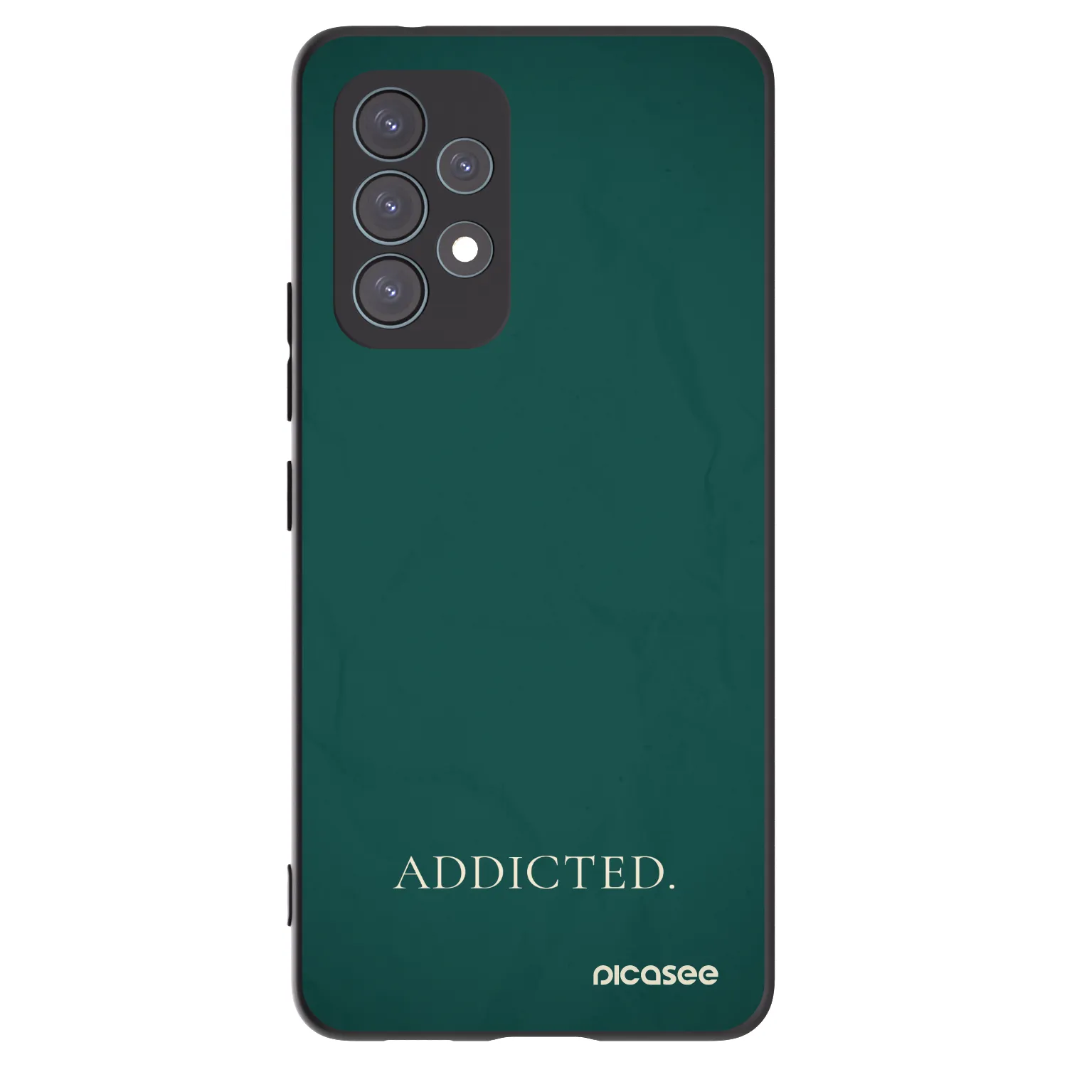Picasee Μαύρη θήκη σιλικόνης για Samsung Galaxy A53 5G A536 - Addicted
