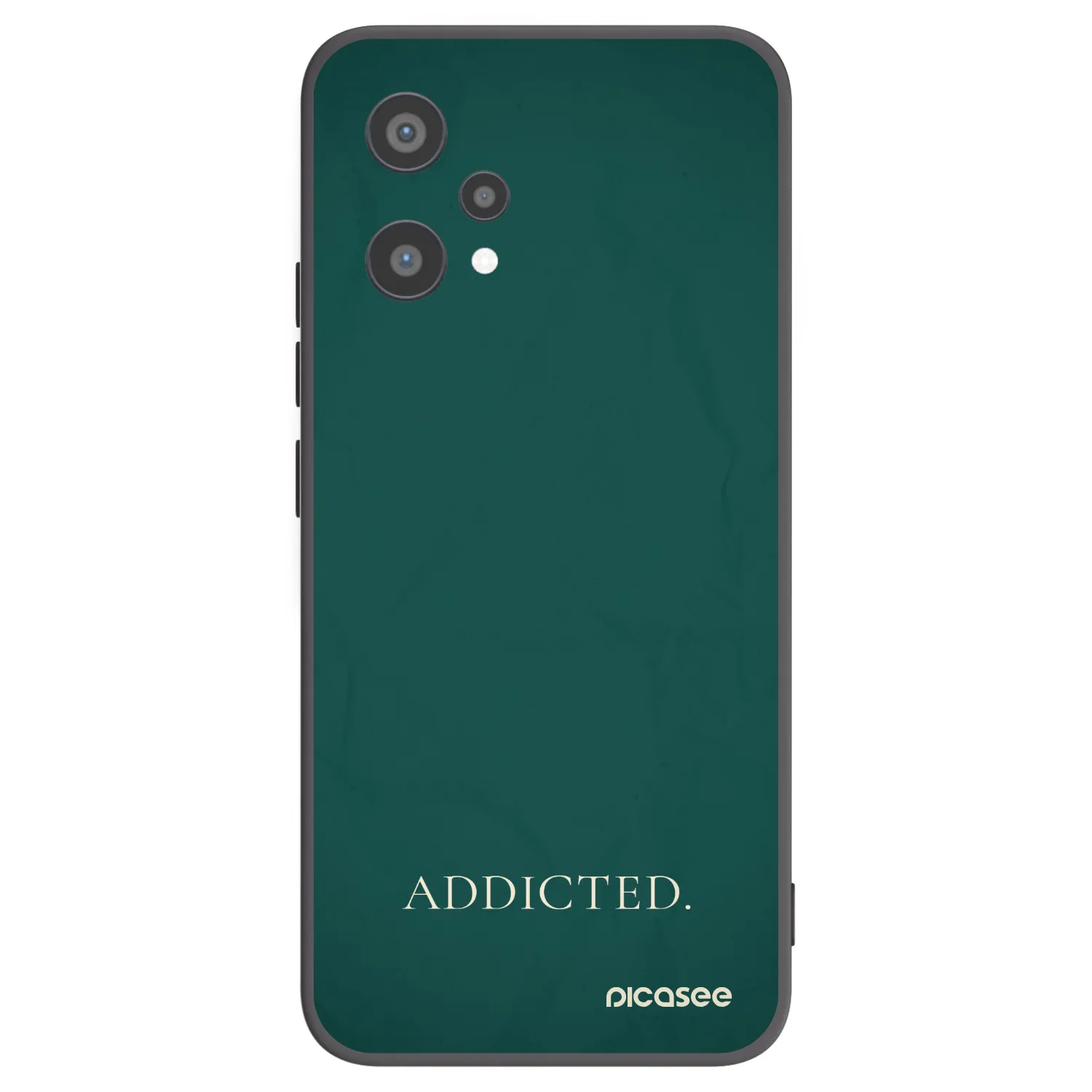 Picasee Μαύρη θήκη σιλικόνης για Realme 9 Pro 5G - Addicted