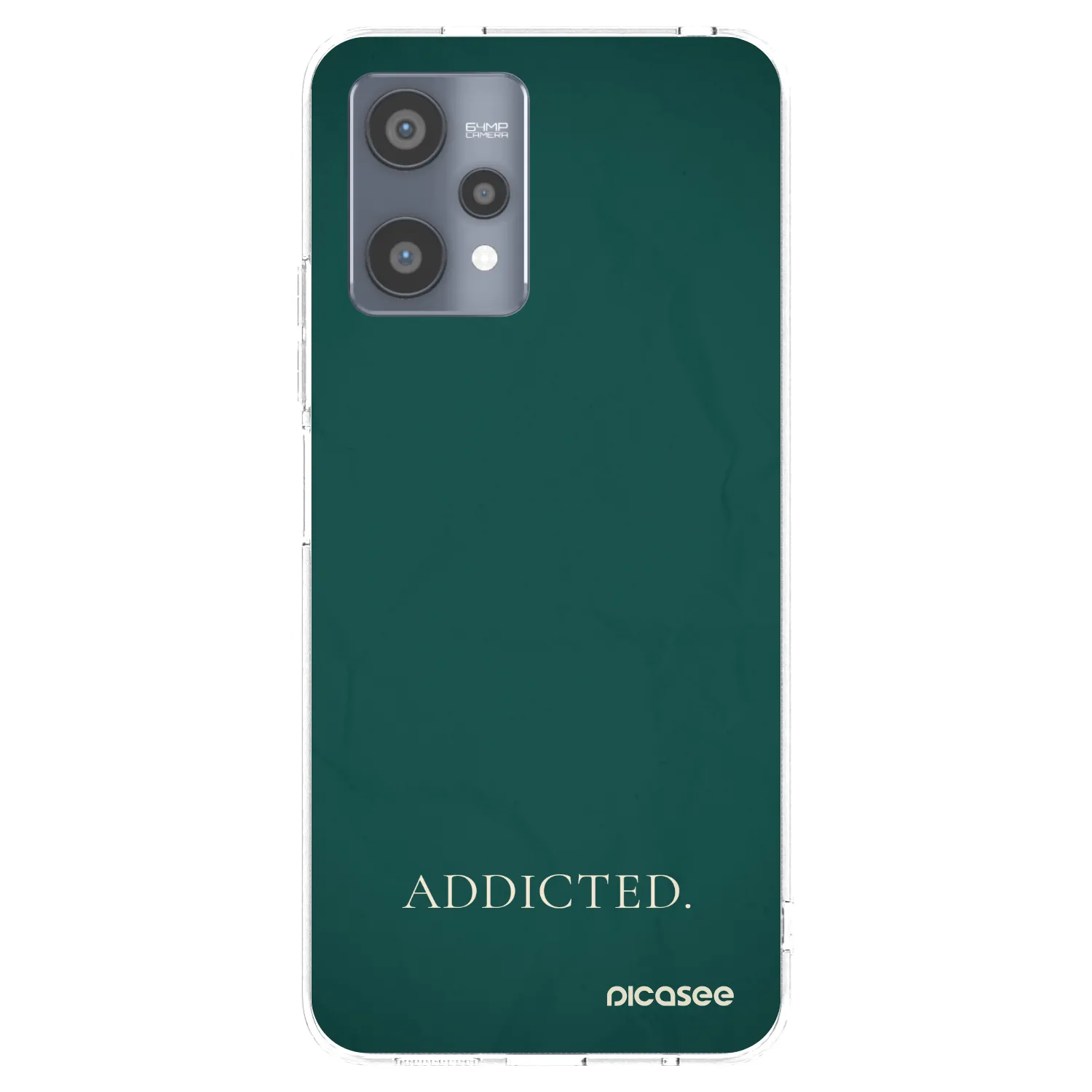 Picasee διαφανής θήκη σιλικόνης Realme 9 Pro 5G - Addicted