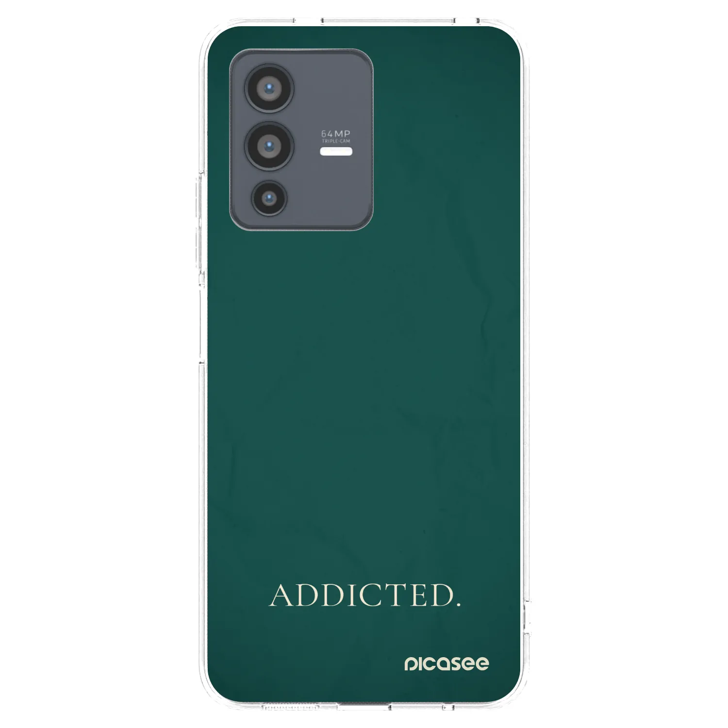 Picasee διαφανής θήκη σιλικόνης Vivo V23 5G - Addicted