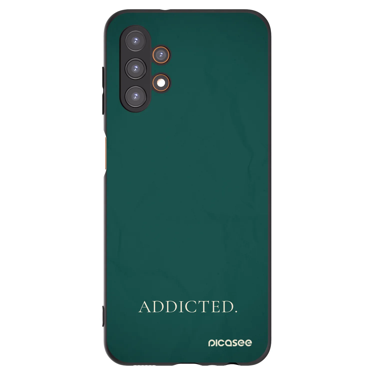 Picasee Μαύρη θήκη σιλικόνης για Samsung Galaxy A13 4G A135 - Addicted