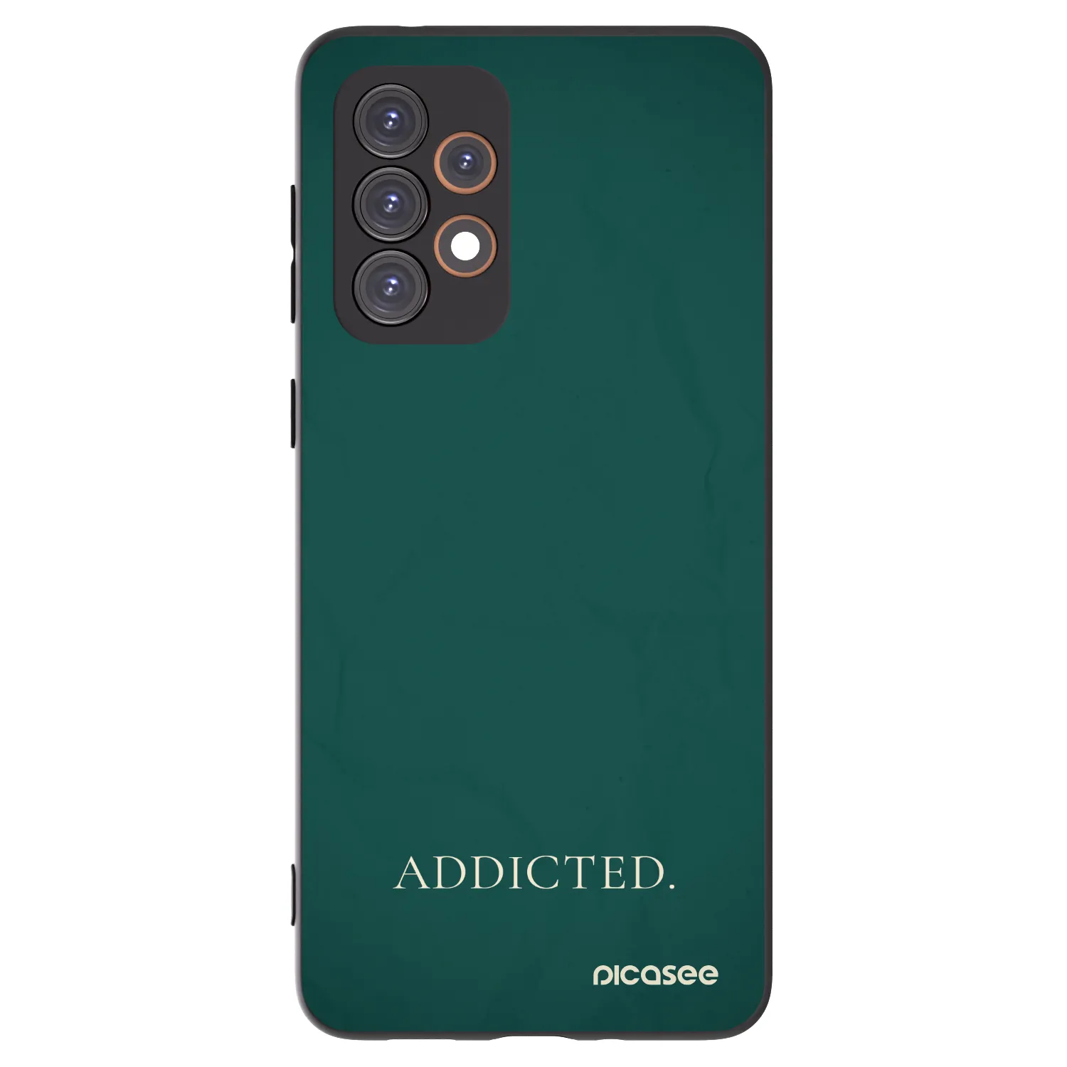 Picasee Μαύρη θήκη σιλικόνης για Samsung Galaxy A33 5G A336 - Addicted