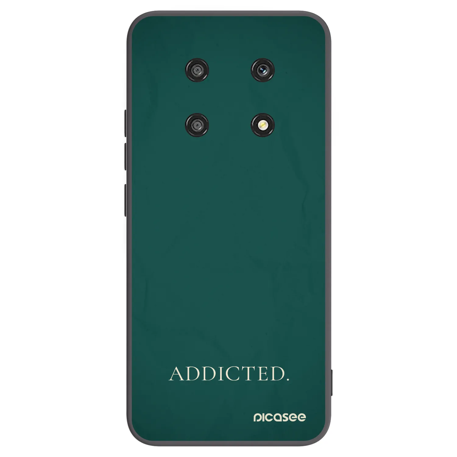 Picasee Μαύρη θήκη σιλικόνης για Honor Magic4 Lite 5G - Addicted
