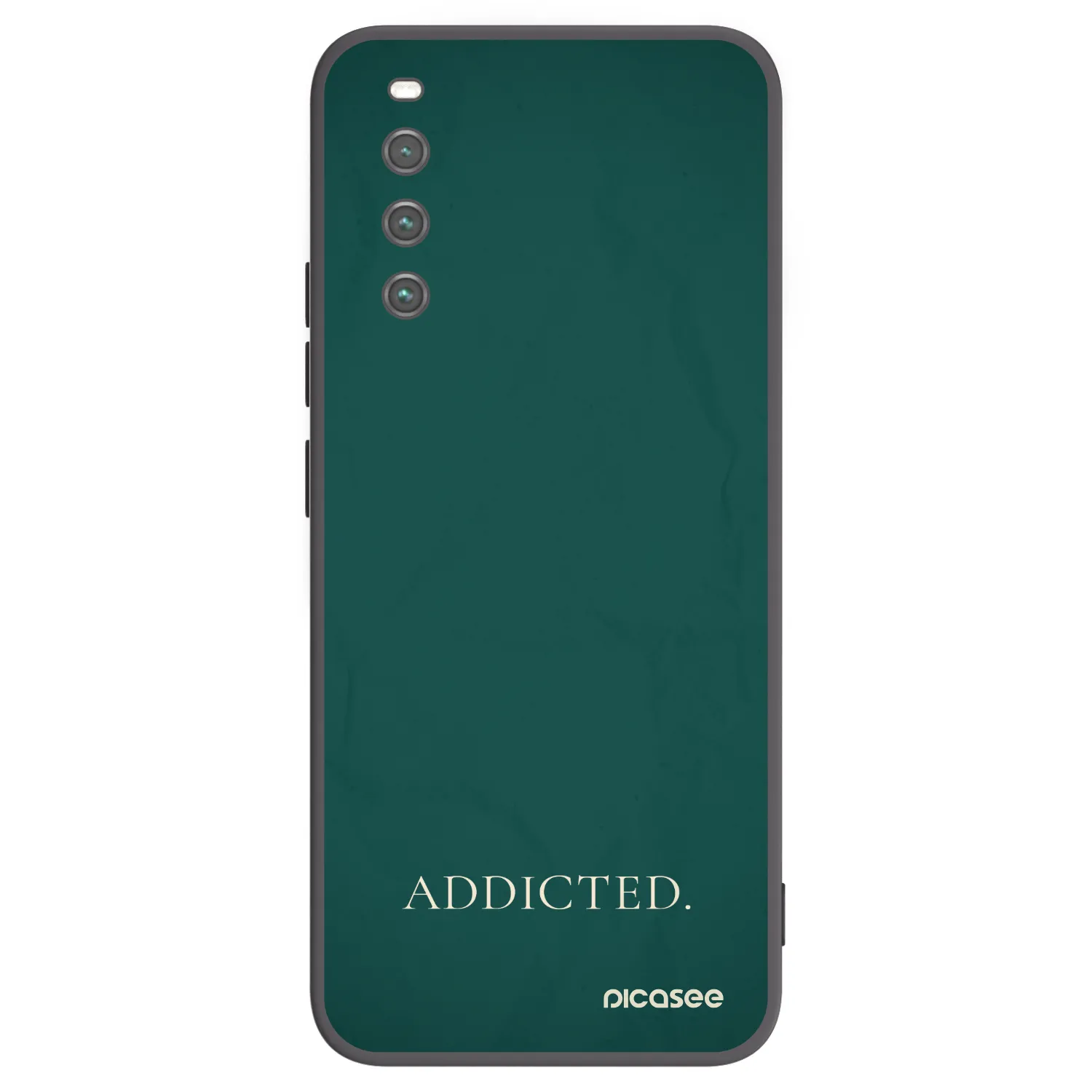 Picasee Μαύρη θήκη σιλικόνης για Sony Xperia 10 IV 5G - Addicted